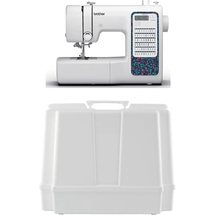 

CP2160F Computerized Sewing Machine with 60 BuiltIn Stitches LCD Display 7 Included Feet and 5300A Hardcase for Carrying and St