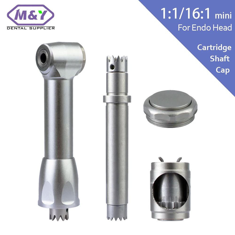 

Dental Low Speed Endo Motor Head Handpiece Replacement Head Roller Cartridge Cover Shaft For 16:1 /1:1 Mini Push Button