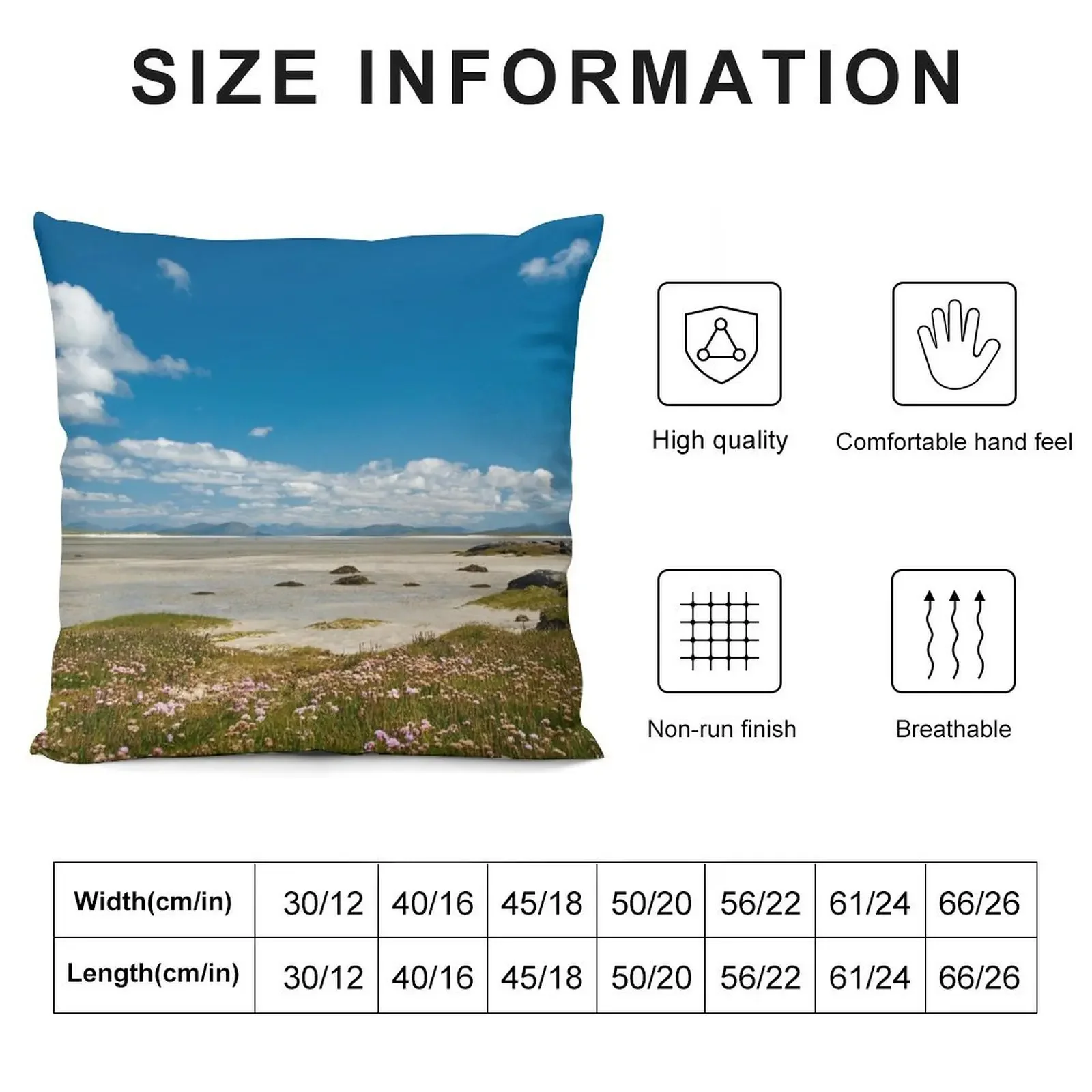 Vallay Beach - Traigh Bhalaig, North Uist, Outer Hebrides Throw Pillow Pillow Case Cushion Cover For Sofa pillow