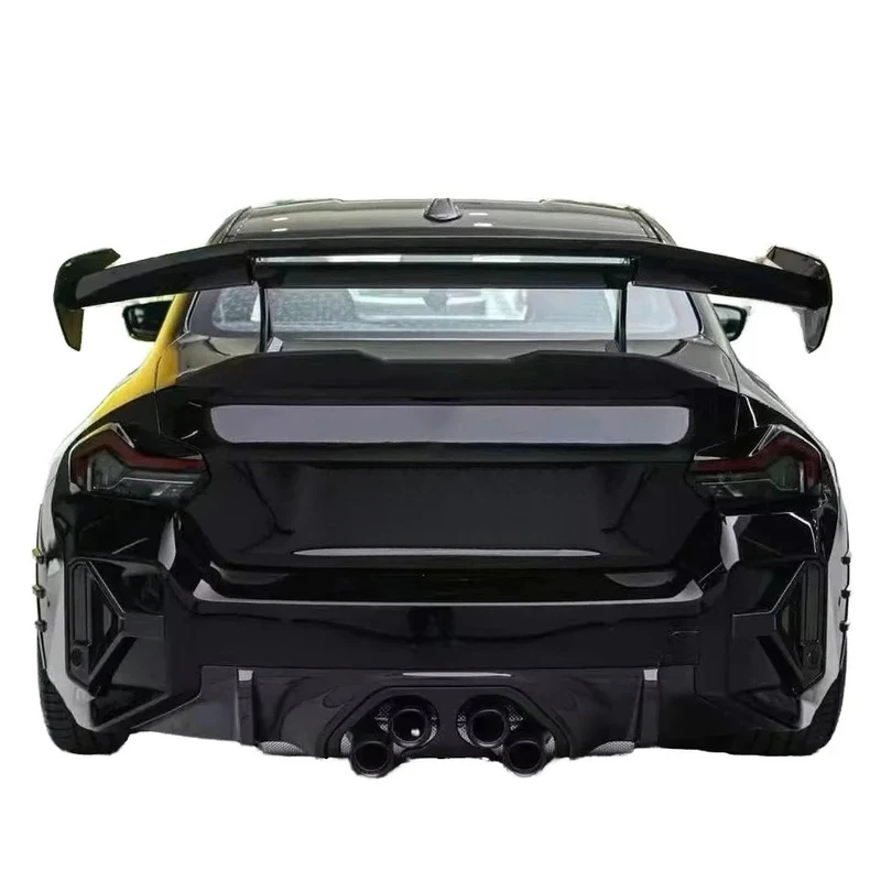 

Dry Carbon Fiber High Wing Swan Neck Rear Spoiler