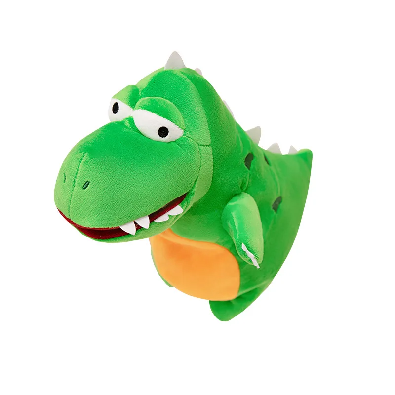 Juguetes de dinosaurios de peluche para niños, marionetas de historia para dedos de mano, muñecos Kawaii, juguetes educativos para bebés, Tiranosaurio Rex, regalo