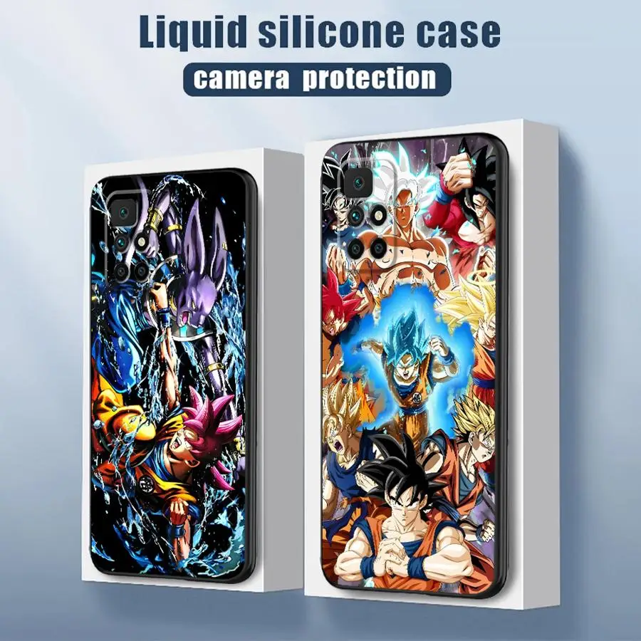 

Dragon Ball Cool Anime Goku Soft Shell Phone Case for Xiaomi Redmi A5 9 9C A3 A3X A1+ 10C 12C A2+ 13C 9T K40 Pro 10A 14C 9A K80