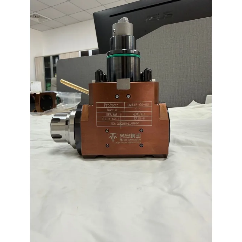 CNC Lathe BMT40/BMT45/BMT55/BMT65 Driven Axial Power Tool Holder With Gear & Bearing For Turning Milling Compound Machine