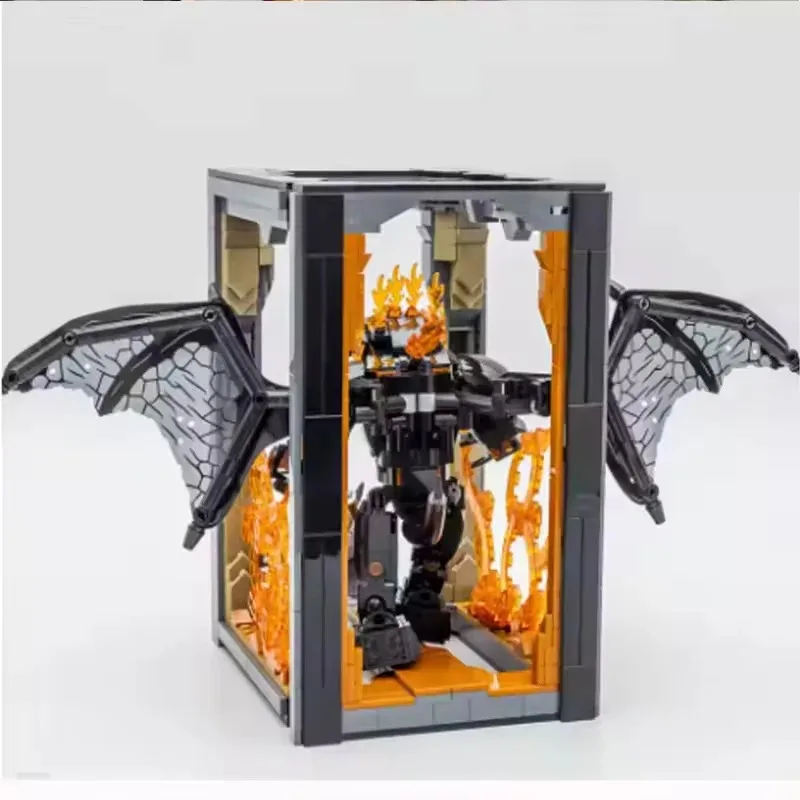 

1201pcs Balrogs Book Nook Bookshelf Decor Kit Building Block Bricks Compatible 10367 Creative Model Toys for Birthday Gift