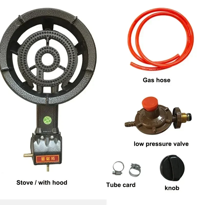 220v Home Single Cooktop Commercial Fierce Fire Liquefied Natural Gas Stove