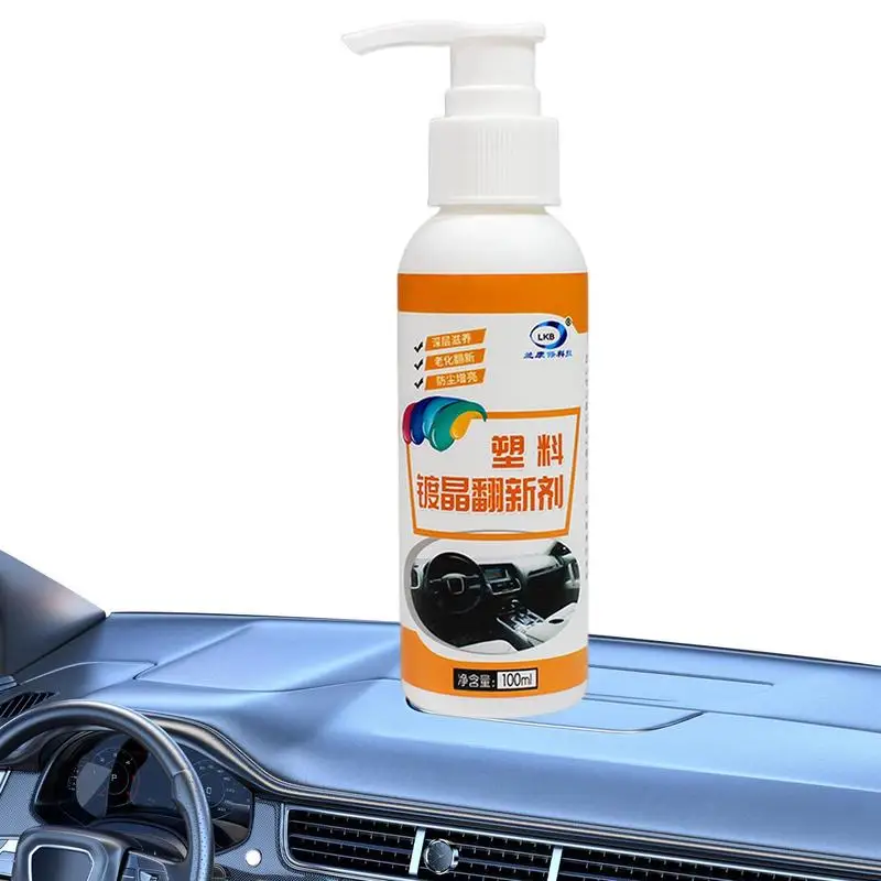 

Car Interior Cleaner Mild 100ml Car Dash Cleaner Delayed Aging Interior Cleaner Renewal & Shine Auto Detailing Supplies Safe And