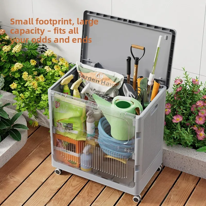 

Сверхмощный ящик для хранения на открытом воздухе, устойчивый к атмосферным воздействиям контейнер для садовых инструментов, защиты от ультрафиолета и органайзер для аксессуаров для бассейна