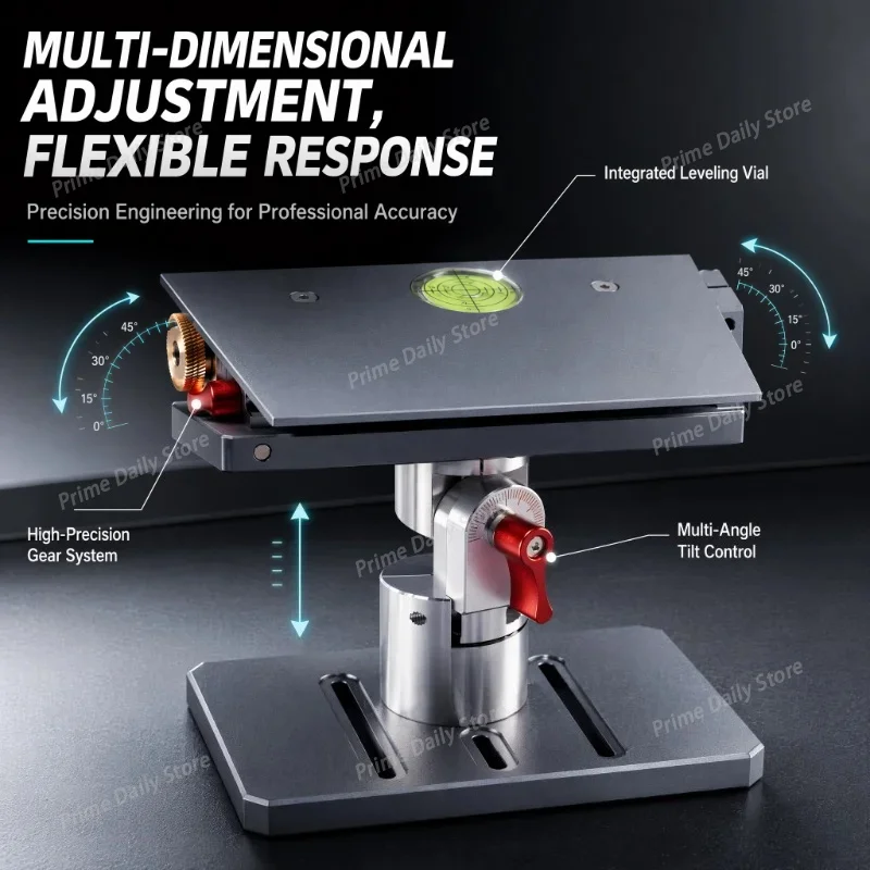 Watch Repair Implements: this fixture realizes surface angle adjustment polishing, the work platform supports adjustable lifting