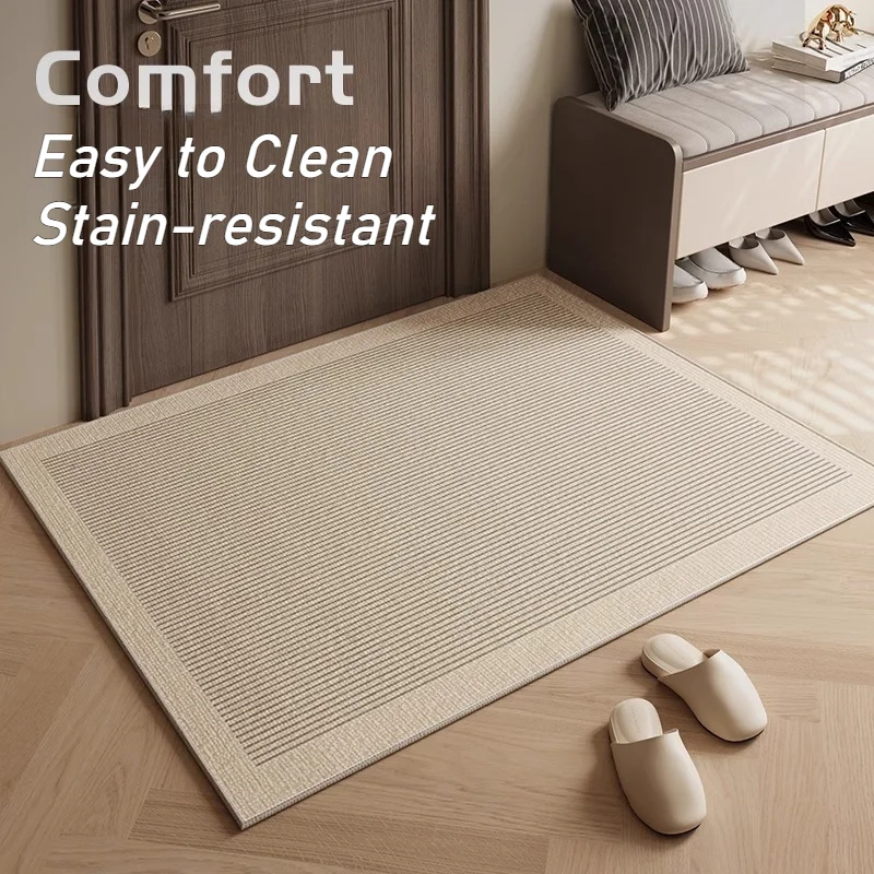 

Door Mats Thickened Plush Anti-slip Stain& Wear Resistant Easy To Clean Soft Multi-use Bedroom Entryway Indoor Doormat Wholesale