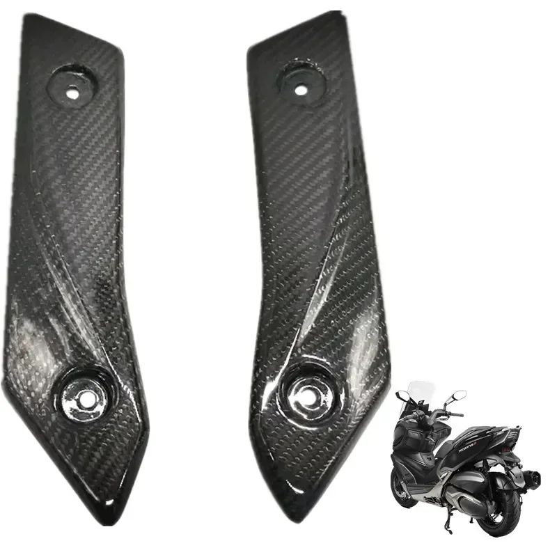 

FOR KYMCO S400 Motorcycle Accessories Carbon Fiber Windshield Strips Cover S 400