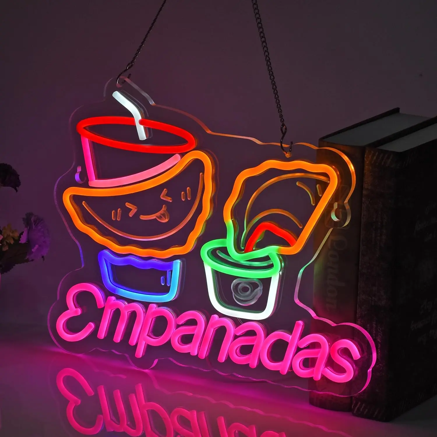 إمباناداس النيون USB عكس الضوء LED ضوء النيون تسجيل لشرب بار رجل كهف غرفة نوم فندق متجر المرآب لعبة غرفة ديكور جدران الطرف