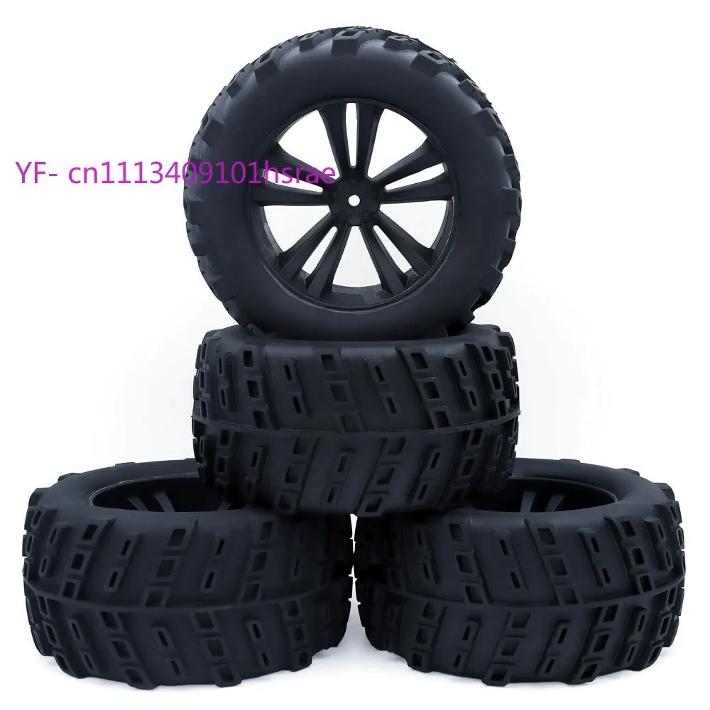 ZD Racing 1/10 RC Monster Truck Tires 120mm 125mm Off-Road Buggy Tyres 4PCS