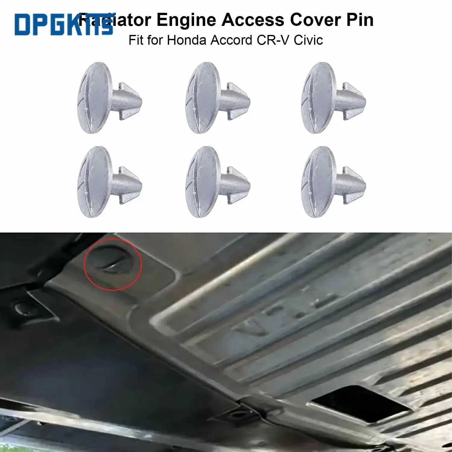 

1Set Engine Splash Shield Lower Cover Bolt Set 90674TY2A01 90105TBAA00 For Honda Accord Civic CR-V High Quality Car Parts