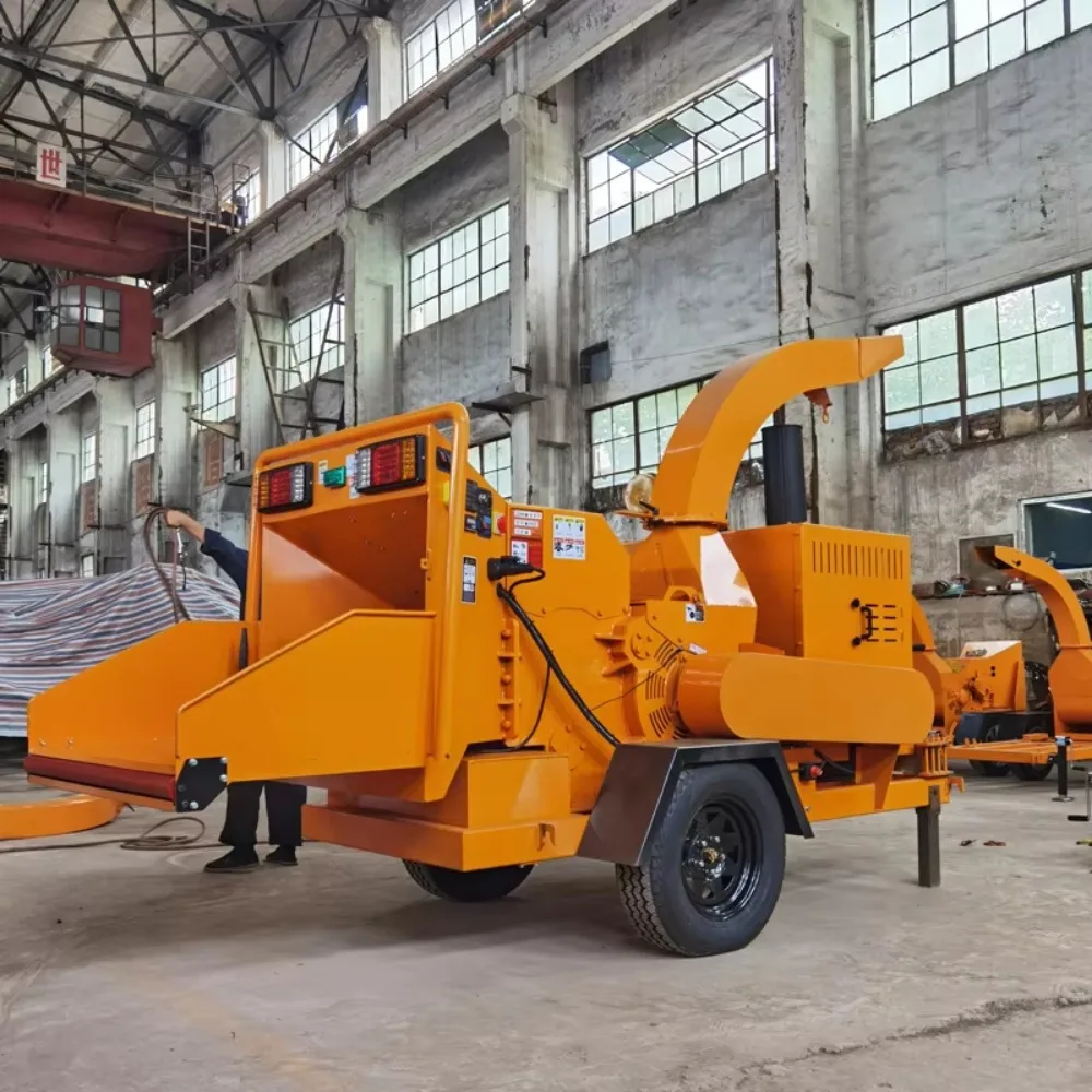 CE 3 Point Wood Chipper Tractor PTO Driven Hydraulic System Kubota Compatible 8 Inch Wood Chipper