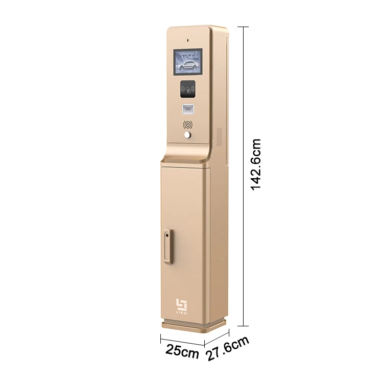 Outdoor Waterproof High Brightness LCD Screen Self Service Parking Lot Self Payment Kiosk with SDK Barcode Reader POS System