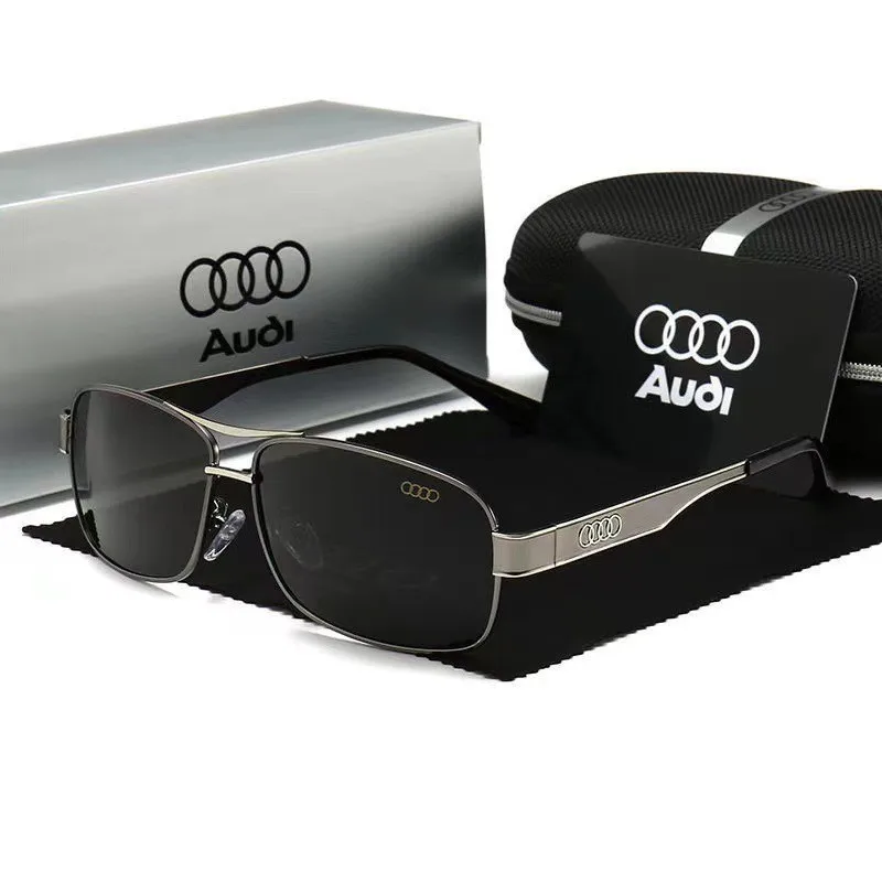 Lunettes de soleil polarisées anti-absorbe ouissement pour conducteur de voiture, lunettes de luxe haut de gamme pour Audi A3 A4 A5 horizon A7 A8 Q3