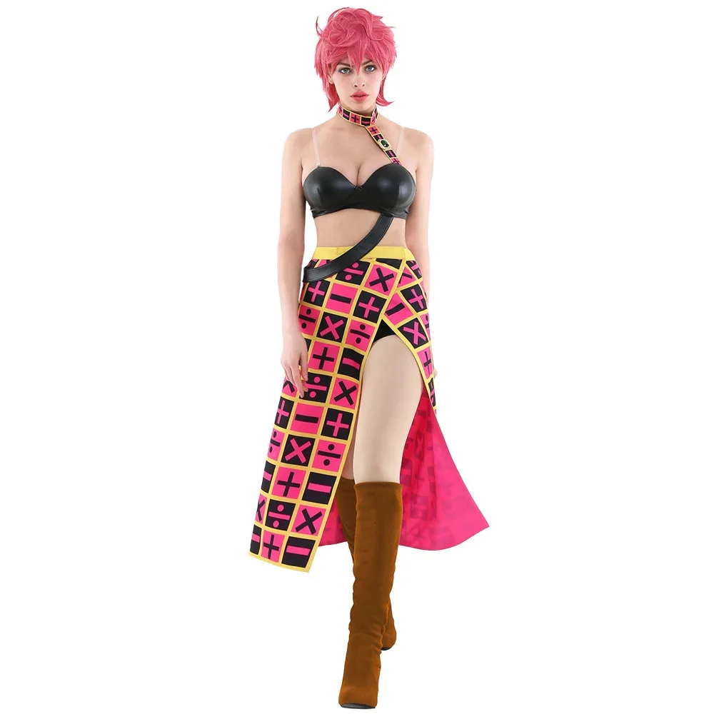 

JOJO's Bizarre Adventure Cosplay Costume Trish Hoshikage Cosplay Outfit Halloween Style Trish