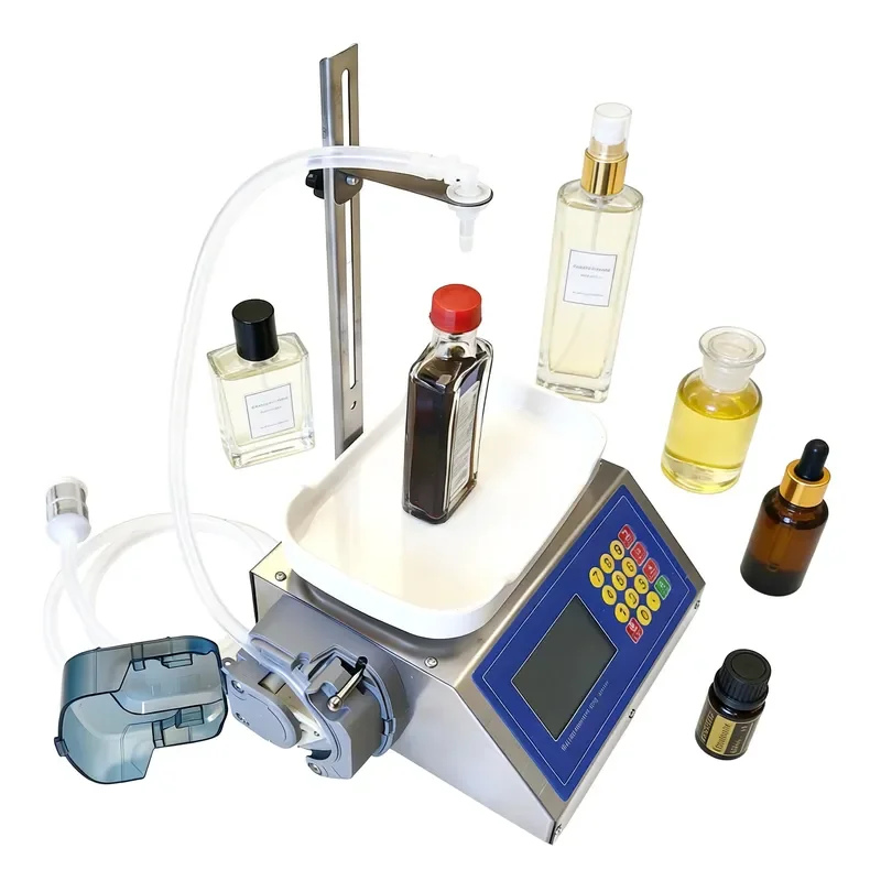 2026for 1200ml/min Automatic Filling Machine with Scale Peristaltic Pump for Liquid Paste Oil Gel Sauce Polish Weighting