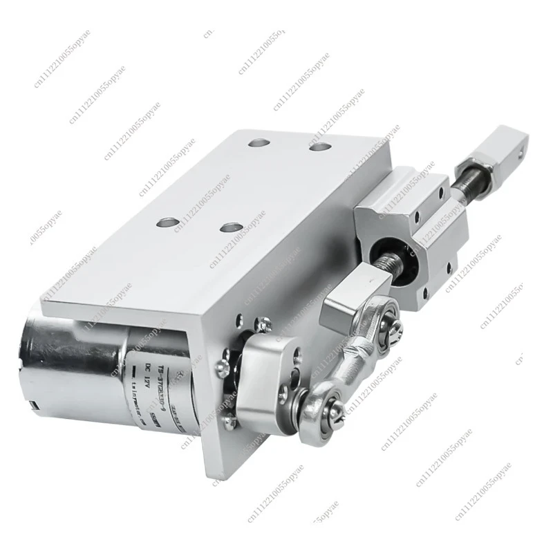 12V 24V Reciprocating Linear Actuator DC Gear Motor 5~1000RPM Adjustable Stroke 12/16/20/25mm Telescopic