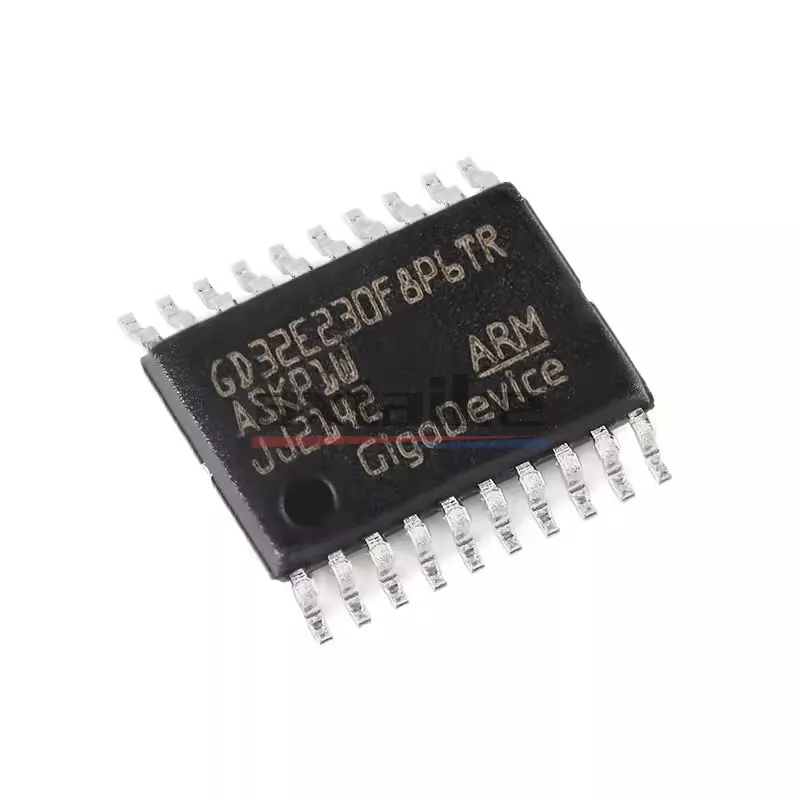 5PCS GD32E230F8P6TR TSSOP-20 GD32E230F8P6 SMD 1.8V to 3.6V ARM Cortex-M23 32-bit MCU IC