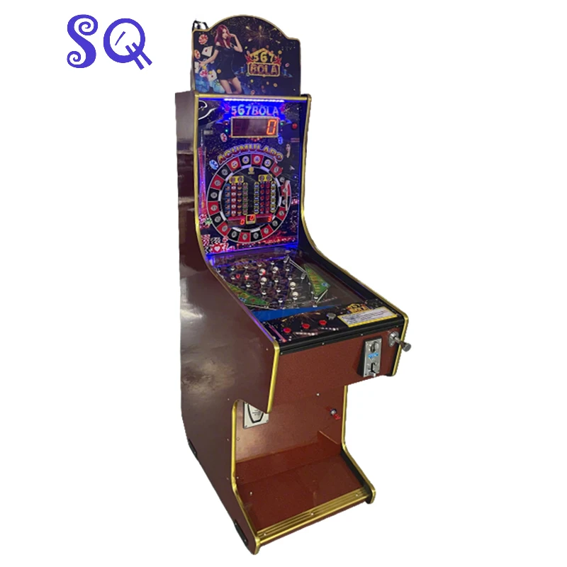 7-Balls Lottery Pinball Gift Arcade Shooter Ball Game Machine Kit - Motherboard Coin Operated Ticket DIY Set for Adult