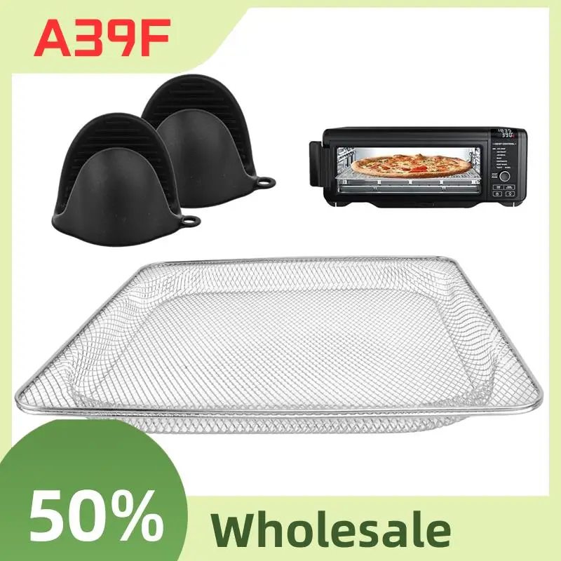 A39F العلوي مقلاة الهواء سلة الفرن المقلاة الهوائية سلة رف قابل للغسل ديهيدراتور رف للإزالة فرن سلة شبكية للنينجا فودي SP100 P