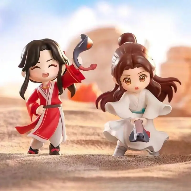 Hot Heaven Official Blessing Lucky To Meet You Xie Lian Hua Cheng Blind Box Doll Model Mystery Box Action Figures Ornament Gift