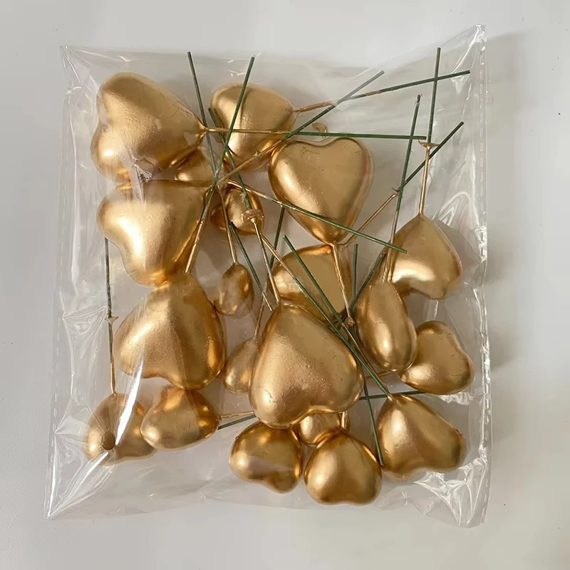 20 Stücke Kuchen Topper Gold Silber Ball Alles Gute Zum Geburtstag Kuchen Topper DIY Cupcake Flagge Hochzeit Weihnachten Ball Dekor Geburtstag Dekoration – Detail 16