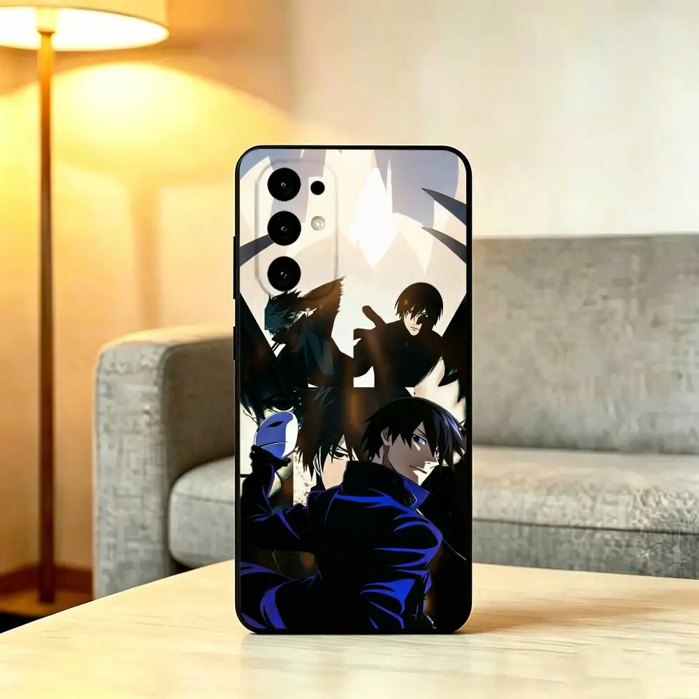 Anime D-Darker than Black Phone Case Soft black For Samsung S25,S24,S21,S22,S23,S30,Ultra,S20,Plus,Fe,Lite