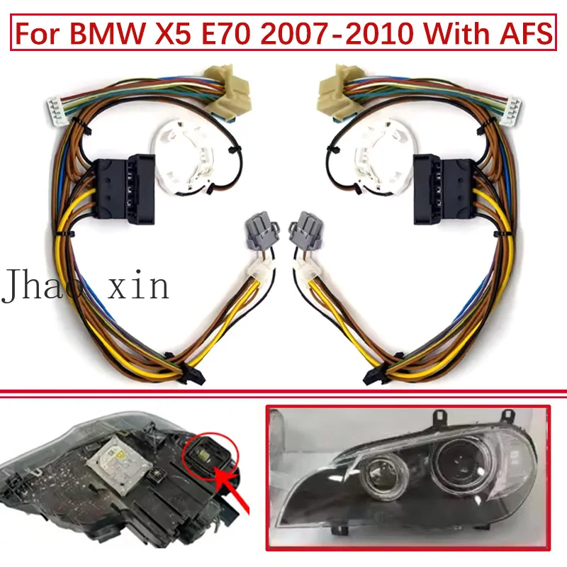 

Internal Wiring Harness For BMW X5 E70 Component Plug Connection Circuit Assembly 2007-2010 with AFS Car Headlamp Wiring Harness