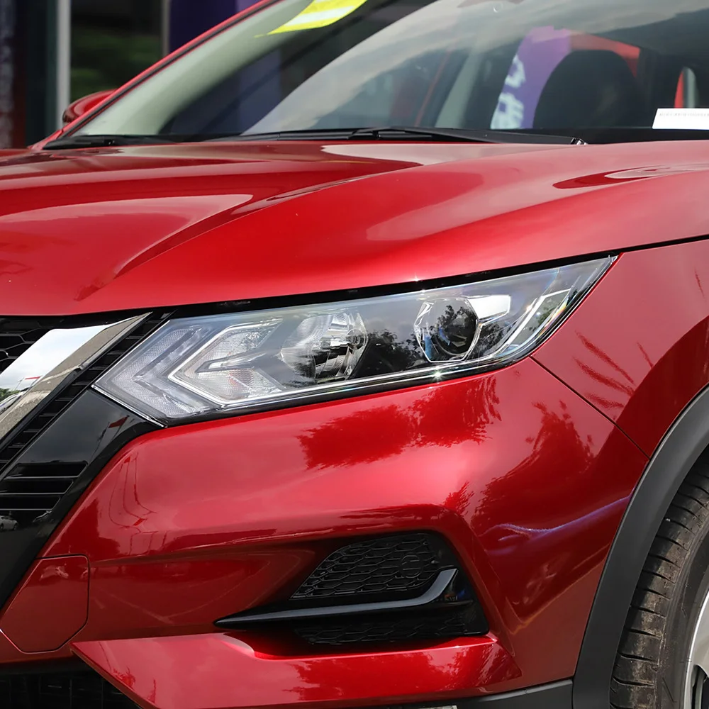 لنيسان قاشقاي 2019 2020 2021 2022 الهالوجين العلوي غطاء شفاف عاكس الضوء رئيس مصباح كشافات قذيفة عدسة شبكي #6