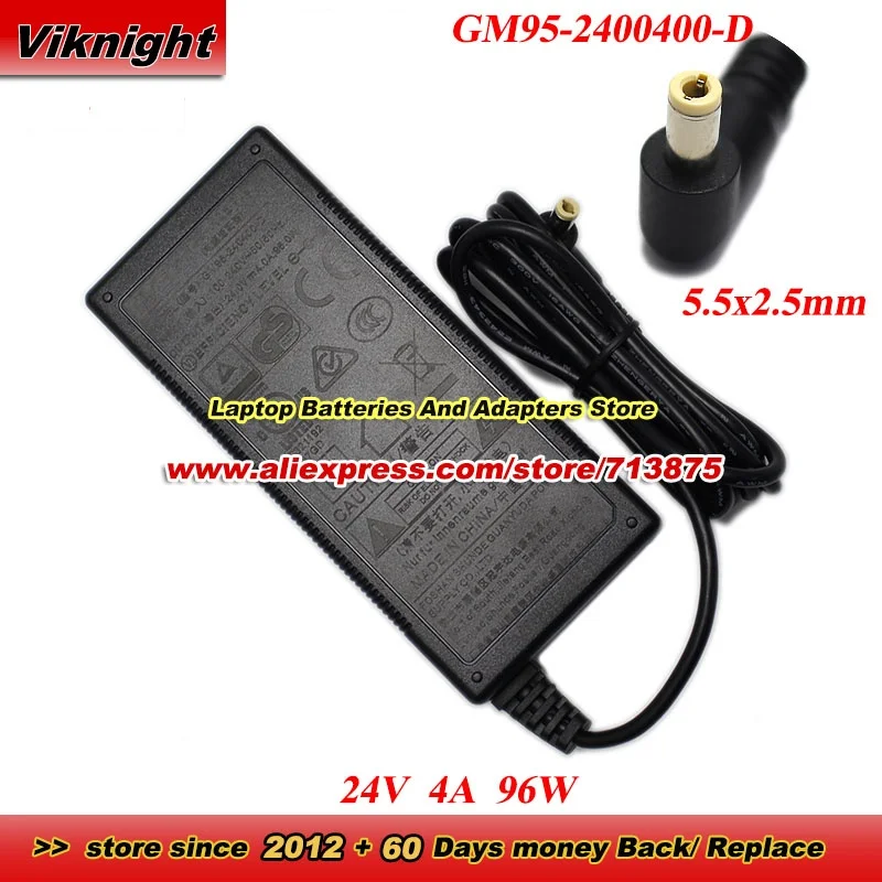 24V 4A 96W For GVE AC Adapter GM95-240400-F GM95-240400-D GM98-240400-F Power Adapter Charger