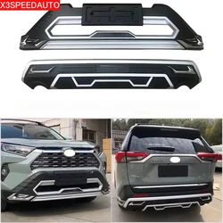 Fit For Toyota 2020 2022 2023 2024 RAV4 Front Rear Bumper Protector Guard Bar ABS Plastic Modication Accesseries