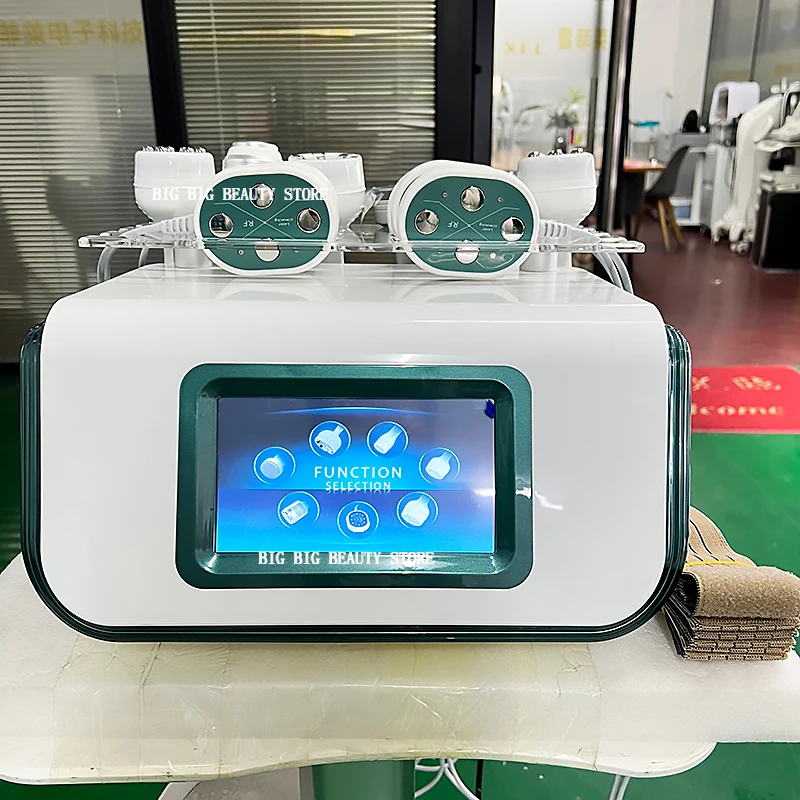 40K Lipo 8 In 1 S Shape Fat Cavitation Vacuum Negative Pressure RF Ultrasonic System Slimming Machine