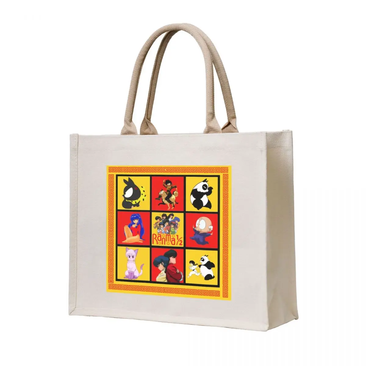 

Ranma 1/2 Pattern - ORIGINAL by SillyFun.redbubble.com Tote Bag custom fabric bag Cloth bag Shopping bags