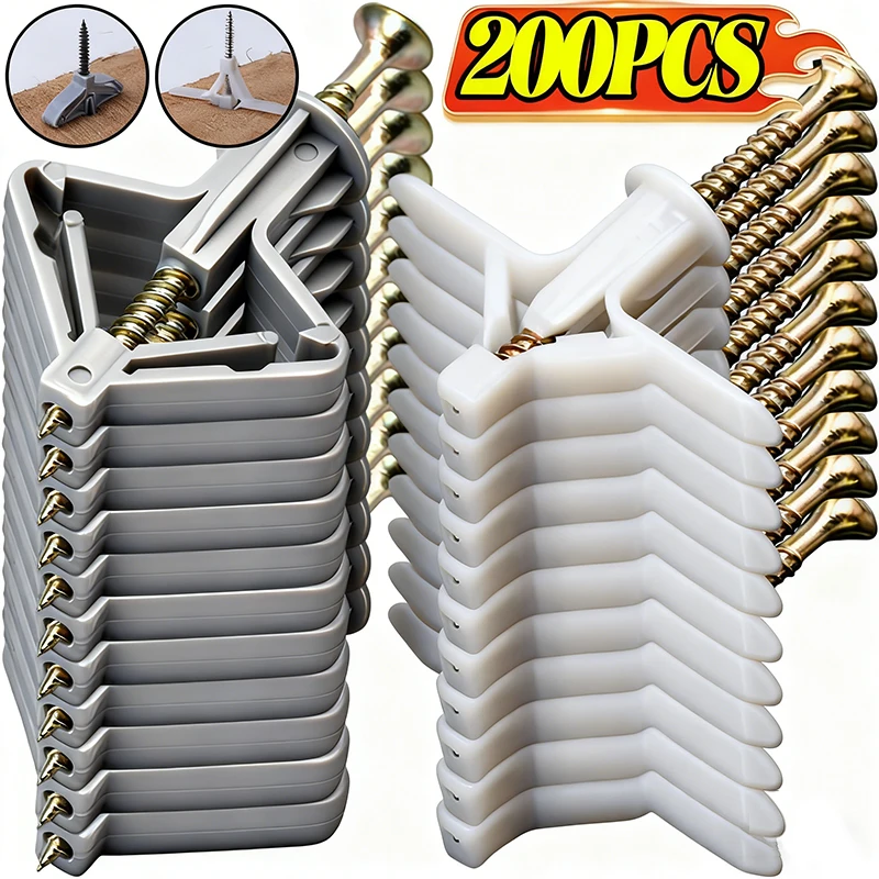 Plasterboard Self-Drilling Screws Hollow Wall Airplane Expansion Plug Anchor Plug Pipe Gypsum Board Anchors Drywall Fixings Bolt