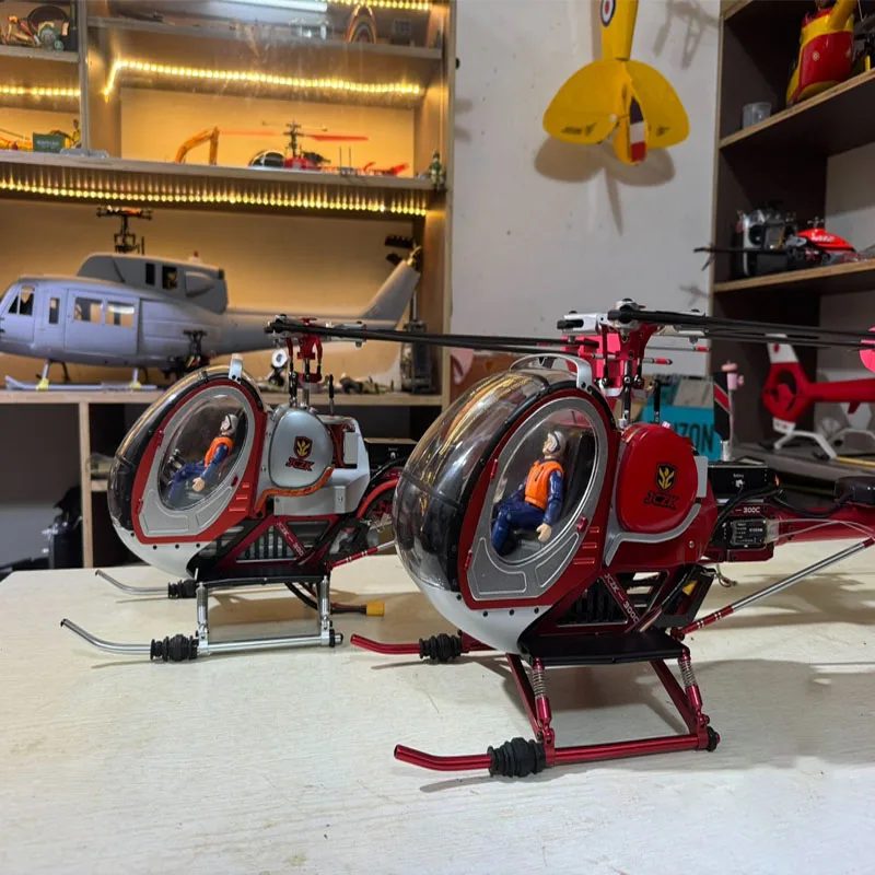 

Schwarzer 300C helicopter Hughes all metal high simulation model aircraft Yatuo 470 380 level model aircraft