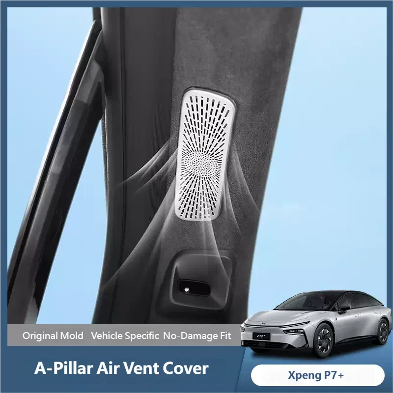 

For XPENG P7+ 2025 2026 Car A-pillar Front Door High Range Horn Loudspeaker Lid Sticker Treble Speaker Accessories