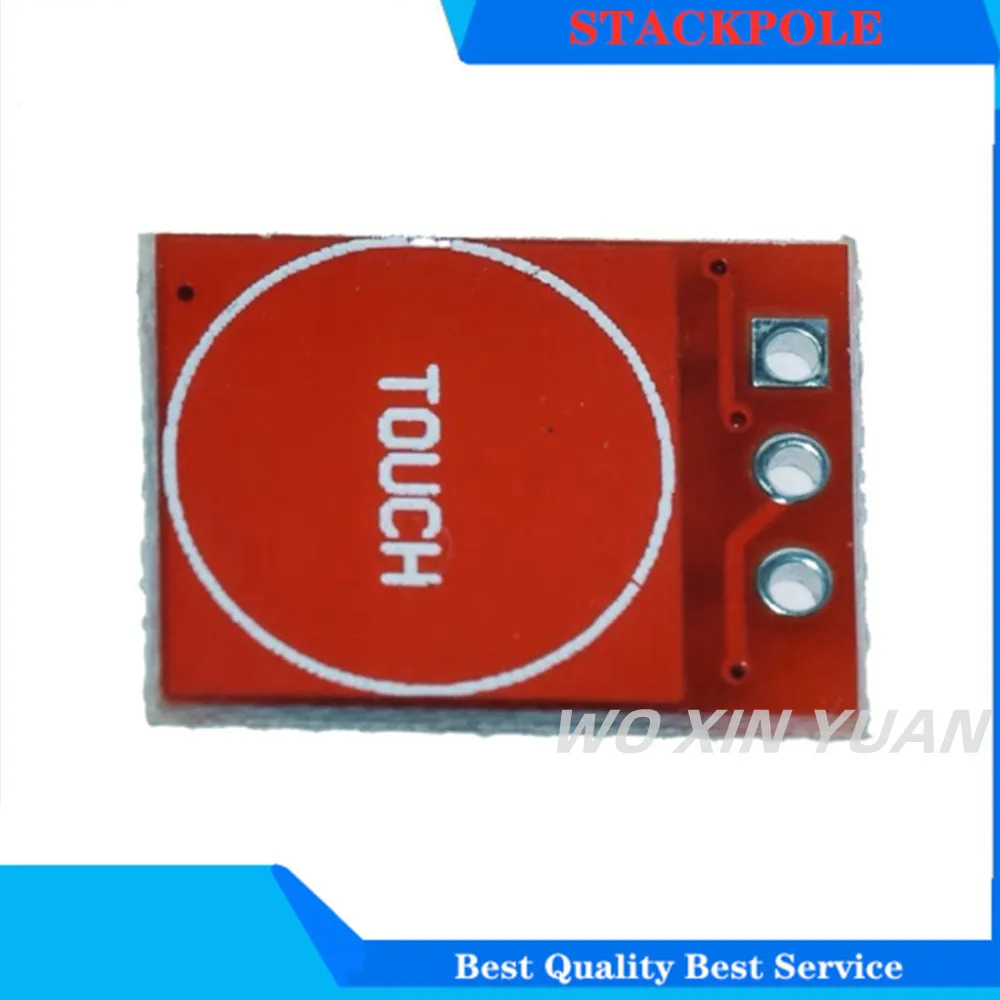 10Pcs TTP223 Touch Key Switch Module Button Self-Locking No-Locking Capacitive Single Channel Reconstruction