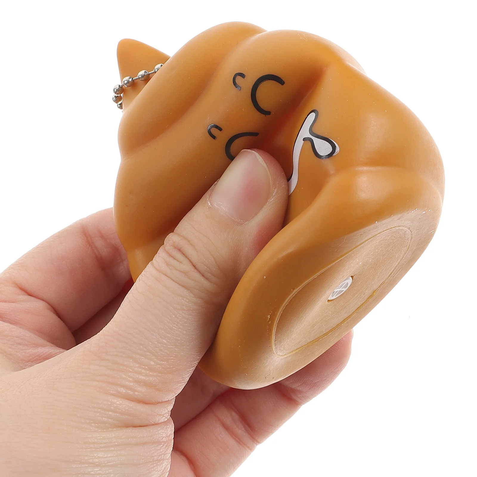 

4Pcs Poop Design Hanging Decor Creative Key Rings Pendant for Daily Life Surprise Poop Keychain Pendant Bag Pendants