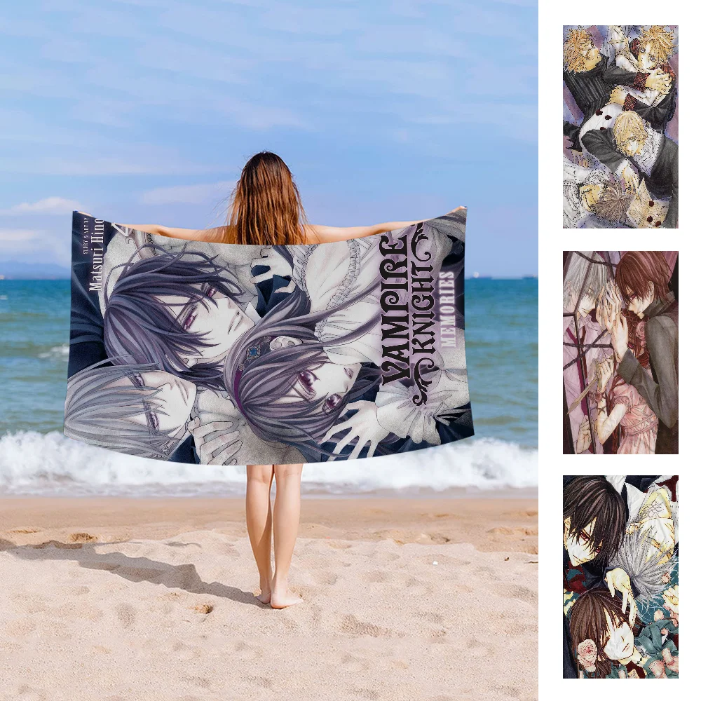 

Vampire Knight Big Microfiber Beach Towels Quick Dry Towel Sand Beach Towels Pool Towel For Travel Swim Pool Yoga