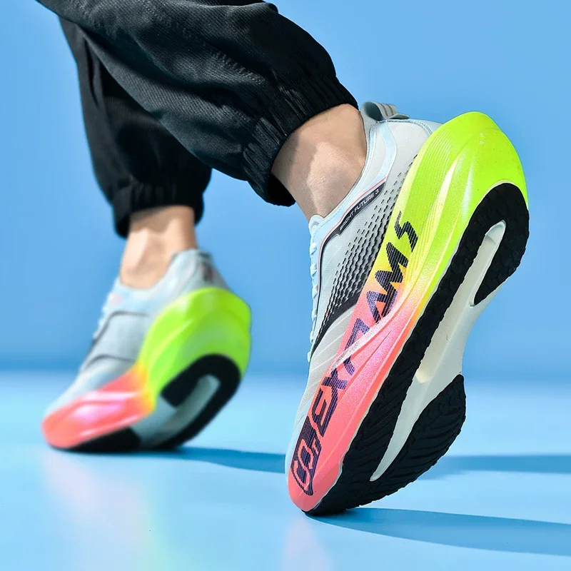 Men's Running Shoes Soft Sole Cushioning for Women High-quality Road Jogging Shoes Light Comfy Sneakers Mesh Training Shoes Male