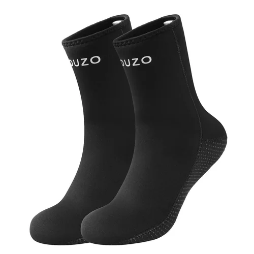 Calcetines de buceo de neopreno de 3mm/5mm, zapatos de traje de neopreno cálidos antideslizantes para adultos, botas de surf gratis para hombres y mujeres, natación