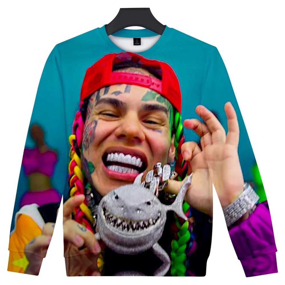 

Hip Hop Popular Comfortable 6IX9INE GOOBA 3D print Round Neck Sweatshirt Men/Women Adult/Child Round Neck Sweatshirts