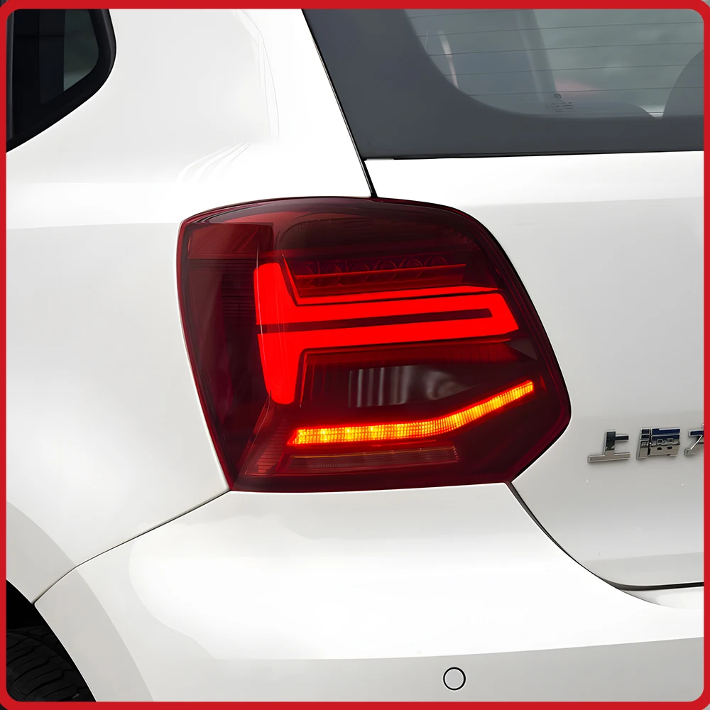 

Car Taillights Assembly For Volkswagen Polo 2011-2018 LED Auto Back Lamps Upgrade Q2 style Highlight Flashing Taillight