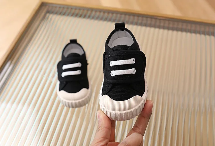 Kinder Schuhe Jungen Mädchen Leinwand Schuhe Mode Weiche Kleinkind Kleinkind Mädchen Jungen Turnschuhe Atmungsaktive Candy Farbe Kinder Leinwand Schuhe – Detail 21