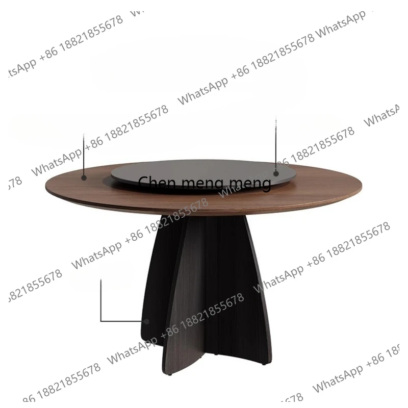 

Meeting Retro Dining Tables Nordic Party Negotiating Round Dining Tables Rock Plate Wooden Home Furniture La Mesa