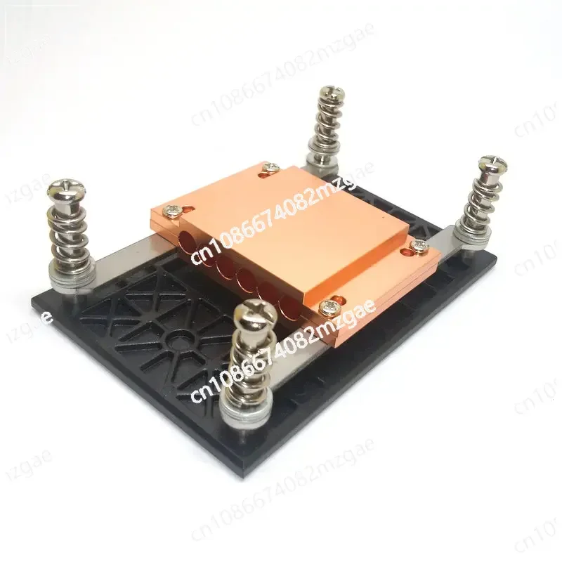 For AM4/AM5 CPU Platform Heat Pipe Copper Splint for Thermal Conduction 6 Hole Heat Pipe Plate, Screw-Backplane Mount