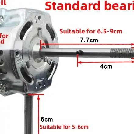 Stand Fan Replacement Motor Dual Ball Bearing Motor Low Heat Generation Design Efficient Fan Motor Replacement