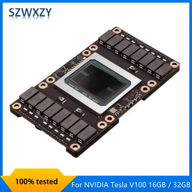 Nvidia Tesla V100 16GB + SXM2 変換 SXM2 to PCIe Adapter 2U 6-Layer Gold PCB For NVIDIA Tesla P100